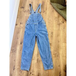 GAP M Vintage 90's Denim Cargo Overalls Baggy Oversized Jean 100% cotton Vintage